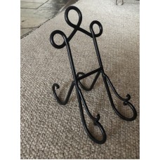 Solid Wrought Iron Plate Picture Art Stand Easel Holder NWT   192608013137